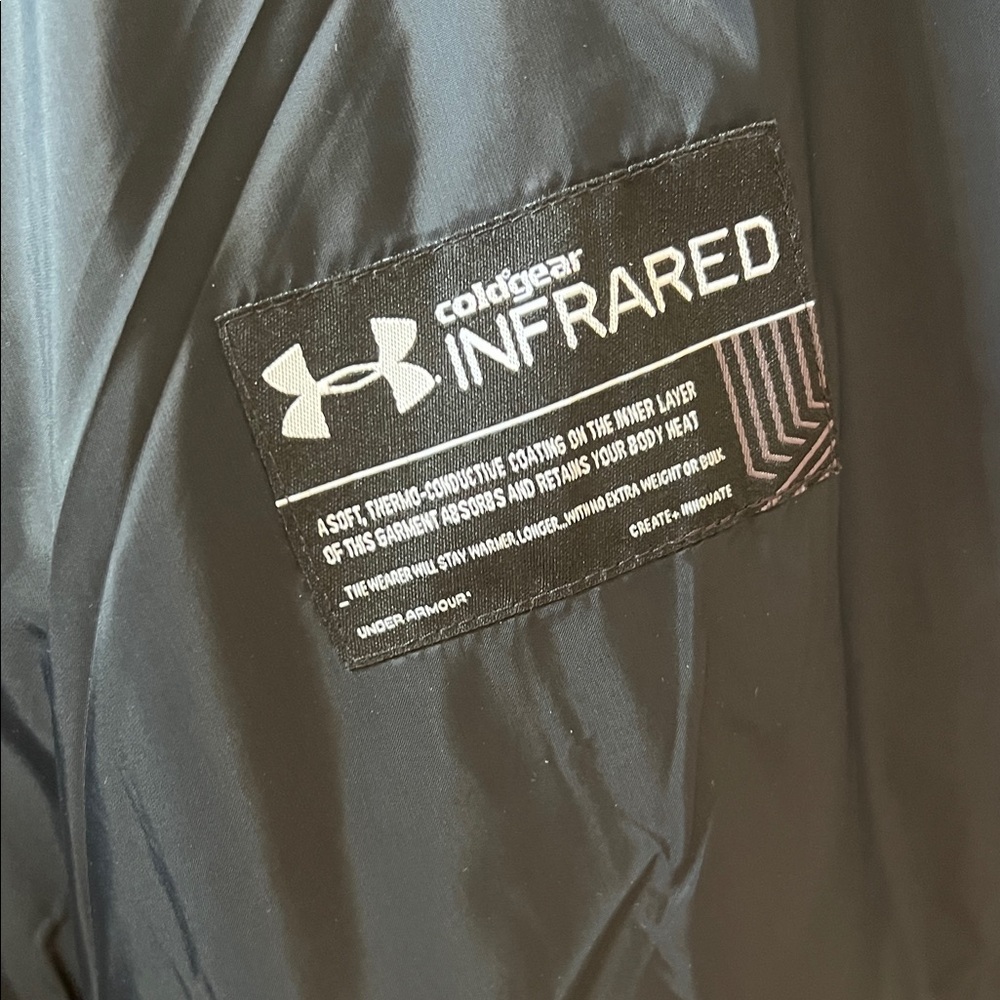 Under Armour Porter Men’s Black Jacket Water Resistant Sz XXL *Shell Only* - Picture 6 of 7